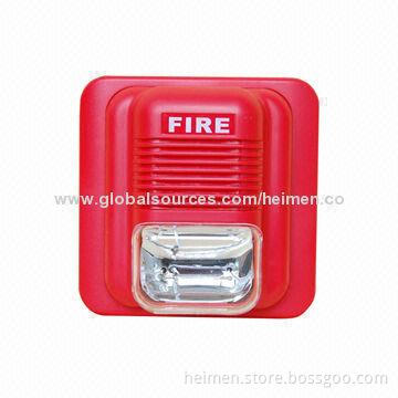 Fire Strobe Sound Alarm, Sound Up to100dB, Three types of Sound for Options
